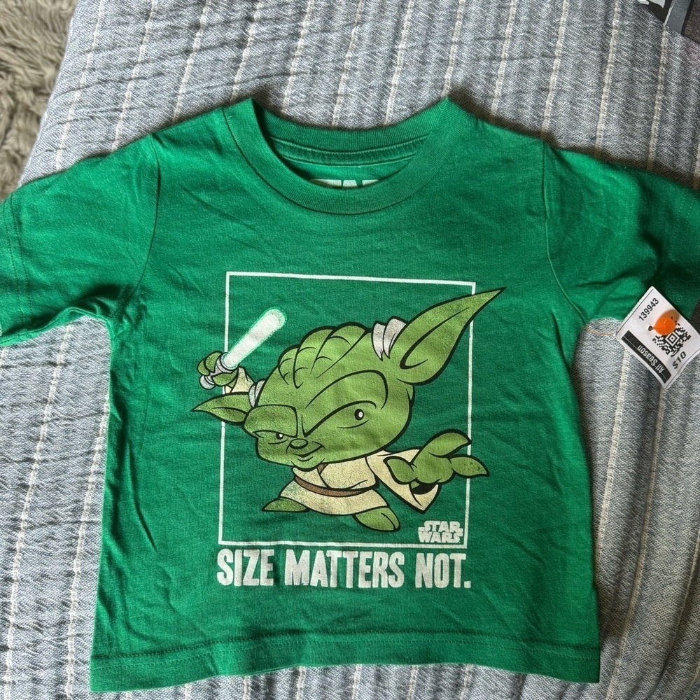 Star Wars Yoda “ 12 month tshirt